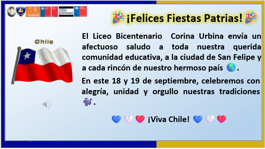 saludo de fiestas patrias